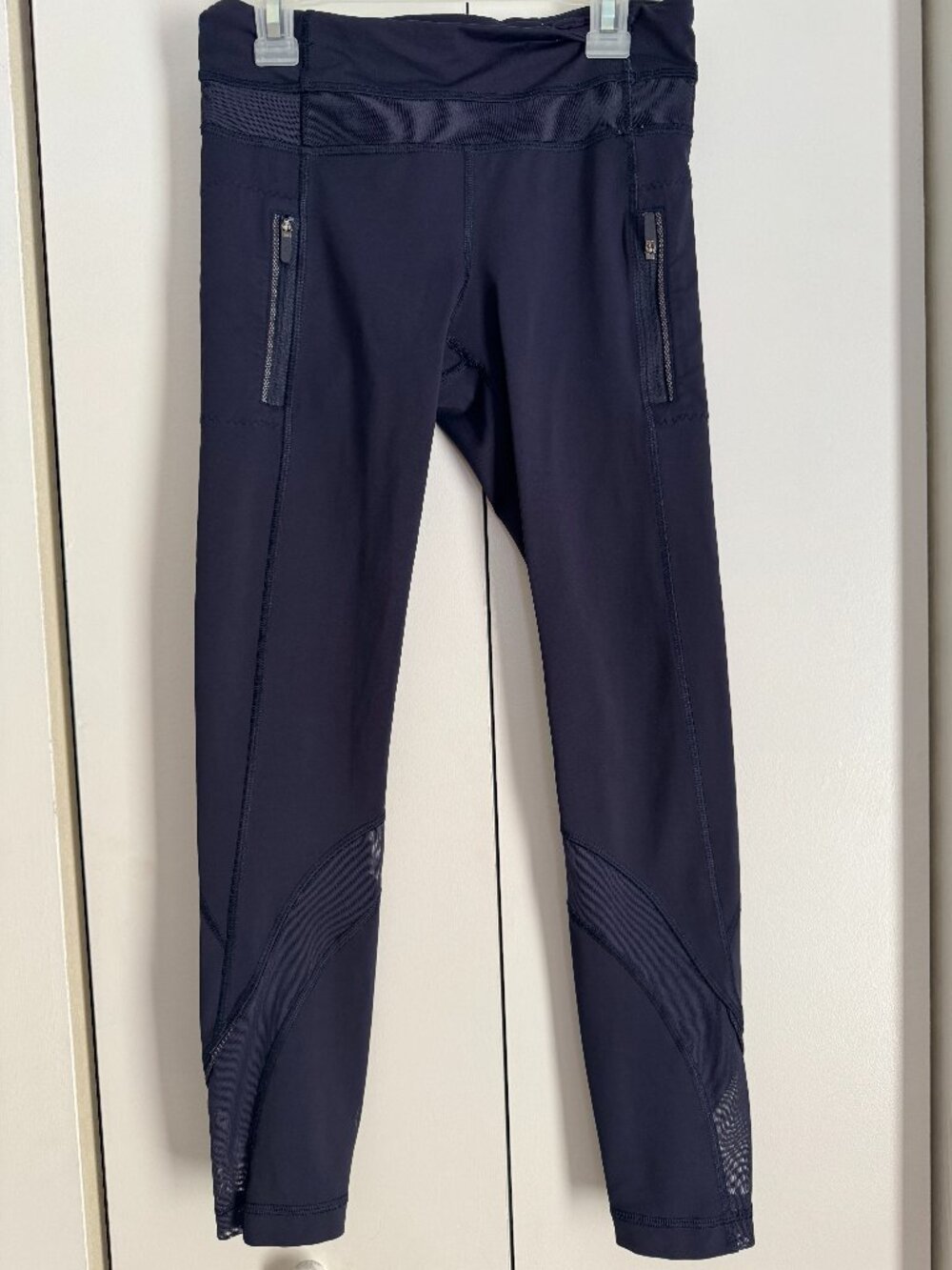 Lululemon Inspire Tight II Leggings Navy Blue Size Medium Running Yoga